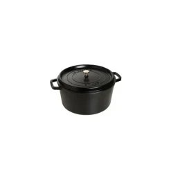 STAUB Cocotte Fonte Ronde 20 cm Noir Mat 2,2 L* Cocotte En Fonte