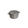 STAUB Cocotte Fonte Ronde 24 cm Gris Graphite 3,8 L* Cocotte En Fonte