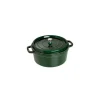 STAUB Cocotte Fonte Ronde 28 cm Vert Basilic Majolique 6,7 L* Cocotte En Fonte
