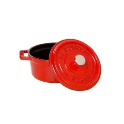 STAUB Cocotte Fonte Ronde 28 cm Rouge Cerise 6,7 L* Cocotte En Fonte