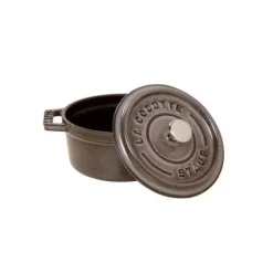 STAUB Cocotte Fonte Ronde 28 cm Gris Graphite 6,7 L* Cocotte En Fonte