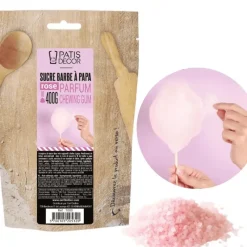 PATISDECOR Sucre Barbe à Papa Chewing-Gum 400 g Patisdécor* Préparation Pâtisserie|Décoration Comestible