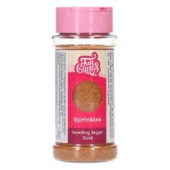 FUNCAKES Sucre Coloré Or 80g* Décoration Comestible