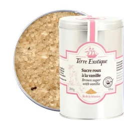 TERRE EXOTIQUE Sucre Roux à la Vanille 280 g* Sucre