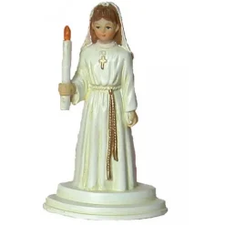 MALLARD FERRIERE Sujet Communion Fille Aube 10 cm* Décoration Gâteau