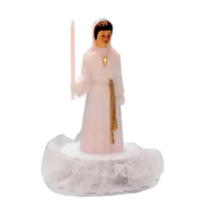 MALLARD FERRIERE Sujet Communion Fille Aube 9,5 cm* Décoration Gâteau