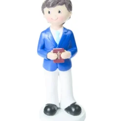 MALLARD FERRIERE Sujet Communion Garçon Moderne 15,5 cm* Décoration Gâteau