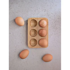 PEBBLY Support à Œufs en Bambou* Conservation