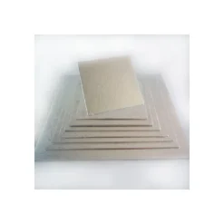 FUNCAKES Support Gâteau Carré Ø25 cm Argenté* Présentoirs Pour Gâteaux