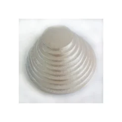 FUNCAKES Support Gâteau Rond Ø 25 x 1 cm Argenté* Présentoirs Pour Gâteaux