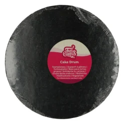 FUNCAKES Support Gâteau Rond Ø25 x 1,2 cm Noir* Présentoirs Pour Gâteaux