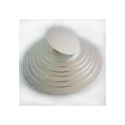FUNCAKES Support Gâteau Rond Ø15 x 0,4 cm Argenté* Présentoirs Pour Gâteaux