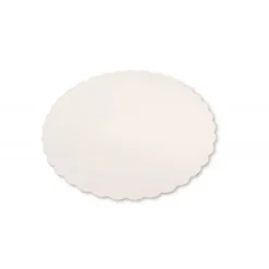 CROKUS Support Gâteau Ronds Festonnés 25 cm (x250)* Présentoirs Pour Gâteaux