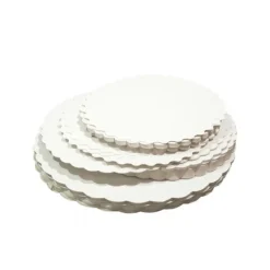CROKUS Support Gâteau Ronds Festonnés 23 cm (x250)* Présentoirs Pour Gâteaux