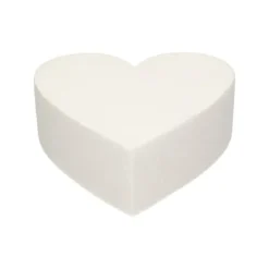 FUNCAKES Support Polystyrène Cœur Ø 20 cm H 7 cm* Présentoirs Pour Gâteaux