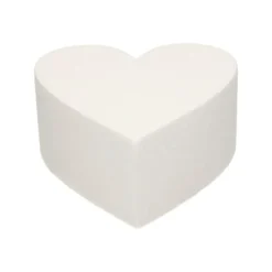 FUNCAKES Support Polystyrène Cœur Ø 15 cm H 7 cm* Présentoirs Pour Gâteaux