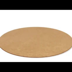 SCRAPCOOKING Supports à Gâteaux Kraft et Blanc Rond 24 cm (x5)* Présentoirs Pour Gâteaux