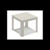 GROSFILLEX Table Basse en Résine 40 x 40 cm Blanche Miami* Mobilier Lounge|Salon De Jardin Professionnel