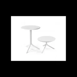 NARDI Table convertible en Polypropylène Spritz Blanche* Mobilier Terrasse Restaurant