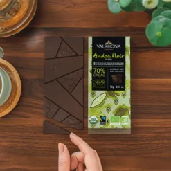 VALRHONA Tablette de Chocolat Noir Andoa 70% Bio 70 g* Chocolats À Offrir|Confiserie