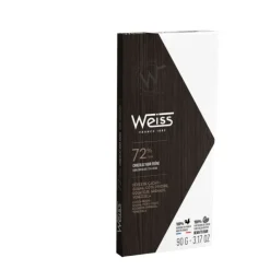 WEISS Tablette de Chocolat Noir Ebène 72% 90 g* Chocolats À Offrir|Confiserie