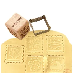 SCRAPCOOKING Tampon Biscuit Noël et Emporte-Pièce* Emporte Pièce - Découpoir Pâtisserie