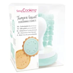 SCRAPCOOKING Tampon Biscuit Personnalisable* Emporte Pièce - Découpoir Pâtisserie