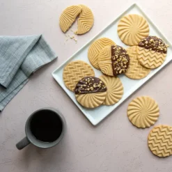 NORDIC WARE Tampons à Biscuits et Cookies Ronds Geo (x3)* Emporte Pièce - Découpoir Pâtisserie