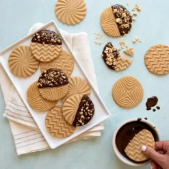 NORDIC WARE Tampons à Biscuits et Cookies Ronds Geo (x3)* Emporte Pièce - Découpoir Pâtisserie