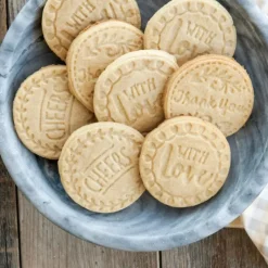 NORDIC WARE Tampons à Biscuits et Cookies Ronds Greetings (x3)* Emporte Pièce - Découpoir Pâtisserie