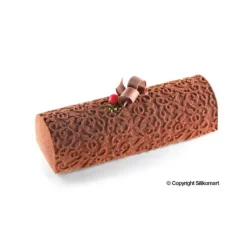 SILIKOMART Tapis Décor Bûche Arabesque Silicone Professional* Moule Silicone