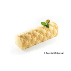 SILIKOMART Tapis Décor Bûche Matelassé Silicone Professional* Moule Silicone