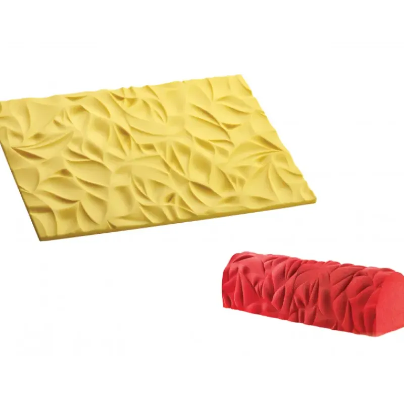 PAVONI Tapis Décor Bûche Mosaïque Silicone* Moule Silicone|Moules À Gâteaux