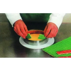CUISINEADDICT Tapis Relief silicone Rayures 50 mm* Moule Silicone