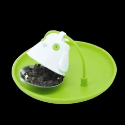 CUISINEADDICT Tasse à Thé avec Infuseur et Couvercle Rouge 400 ml QDO* Vaisselle