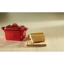 EMILE HENRY Terrine à foie gras avec presse 0,6L - Couleur Grand Cru* Terrines