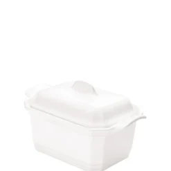 EMILE HENRY Terrine à foie gras avec presse 0,6L - Couleur Farine* Terrines