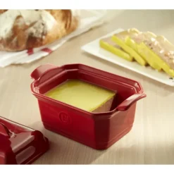 EMILE HENRY Terrine à foie gras avec presse 0,6L - Couleur Farine* Terrines