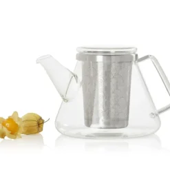 ADHOC Théière en Verre avec Filtre Inox 1 L* Théière