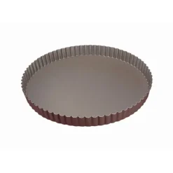GOBEL Tourtière Cannelée Anti-adhésif 26 cm x H 2,5 cm* Plat De Cuisson|Moule Anti-adhésif