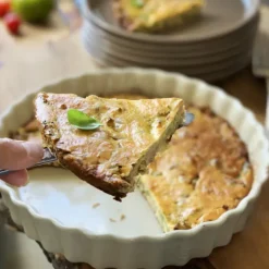 EMILE HENRY Tourtière Haute en Céramique Ø 24 cm Argile* Plat De Cuisson|Moules À Gâteaux