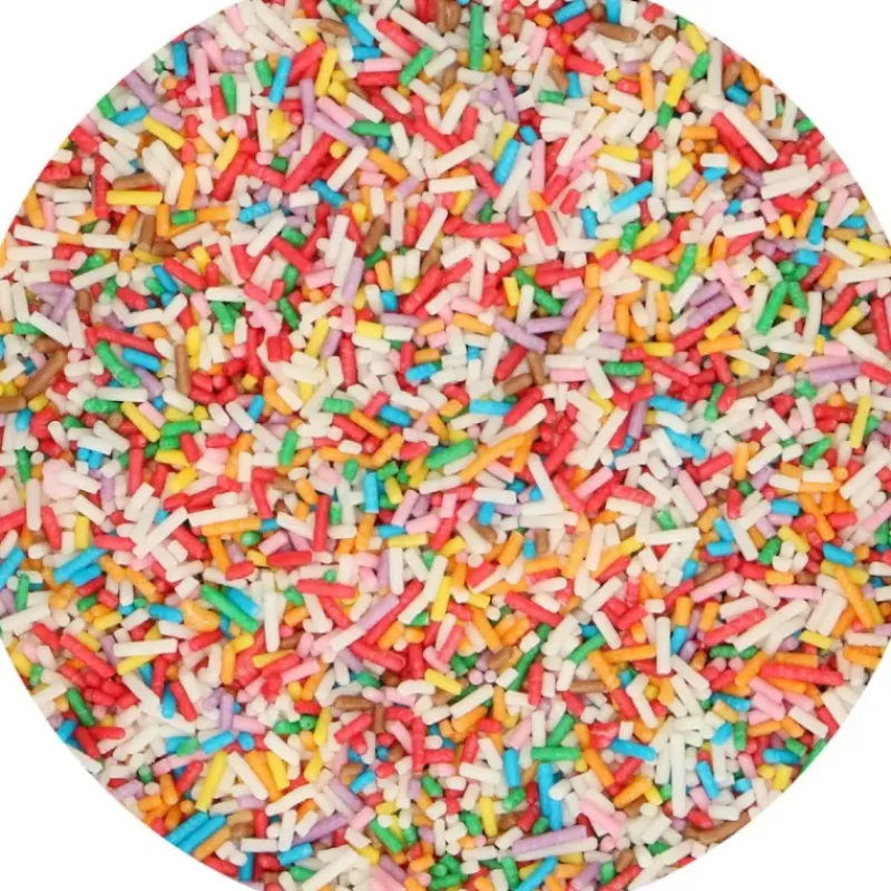 FUNCAKES Vermicelles Multicolores 80g* Décoration Comestible