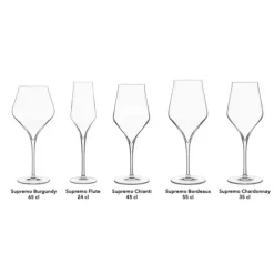 LUIGI BORMIOLI Verre à Vin Rouge sans pied Pinot Noir 45 cl (x6) SUPREMO* Verres