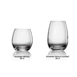 LUIGI BORMIOLI Verre à Whisky 34 cl (x6) AMETISTA* Verres