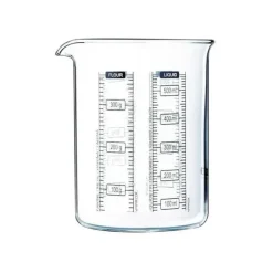 PYREX Verre Doseur en Verre 0,5 L Kitchen Lab* Verre Doseur