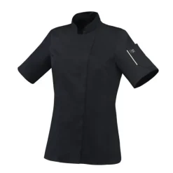 ROBUR Veste de Cuisine Femme Noire UNERA T.6* Veste De Cuisine