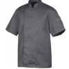 ROBUR Veste de Cuisine Mixte Anthracite NERO T.5* Veste De Cuisine