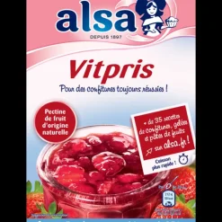 ALSA Vitpris Pectine de fruits pour confitures 188g* Additifs Alimentaires