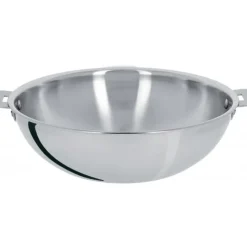 CRISTEL Wok Casteline Ø 28 cm Manche Amovible Inox* Woks
