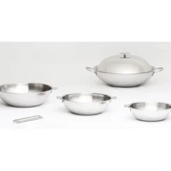 CRISTEL Wok Casteline Ø 28 cm Manche Amovible Inox* Woks